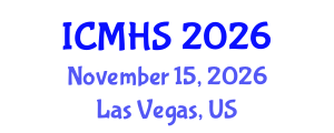International Conference on Medical and Health Sciences (ICMHS) November 15, 2026 - Las Vegas, United States