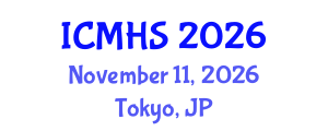 International Conference on Medical and Health Sciences (ICMHS) November 11, 2026 - Tokyo, Japan International Conference on Medical and Health Sciences (ICMHS) November 11, 2026 - Tokyo, Japan