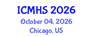 International Conference on Medical and Health Sciences (ICMHS) October 04, 2026 - Chicago, United States International Conference on Medical and Health Sciences (ICMHS) October 04, 2026 - Chicago, United States