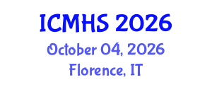 International Conference on Medical and Health Sciences (ICMHS) October 04, 2026 - Florence, Italy International Conference on Medical and Health Sciences (ICMHS) October 04, 2026 - Florence, Italy