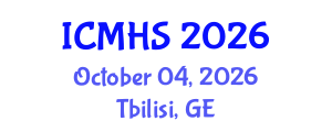 International Conference on Medical and Health Sciences (ICMHS) October 04, 2026 - Tbilisi, Georgia International Conference on Medical and Health Sciences (ICMHS) October 04, 2026 - Tbilisi, Georgia