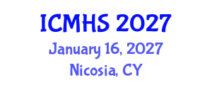 International Conference on Medical and Health Sciences (ICMHS) January 16, 2027 - Nicosia, Cyprus