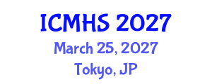 International Conference on Medical and Health Sciences (ICMHS) March 25, 2027 - Tokyo, Japan International Conference on Medical and Health Sciences (ICMHS) March 25, 2027 - Tokyo, Japan