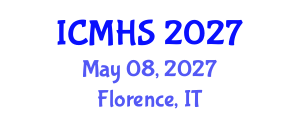 International Conference on Medical and Health Sciences (ICMHS) May 08, 2027 - Florence, Italy International Conference on Medical and Health Sciences (ICMHS) May 08, 2027 - Florence, Italy