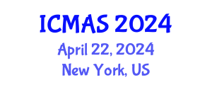 International Conference on Medical Anthropology and Sociology (ICMAS) April 22, 2024 - New York, United States