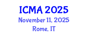 International Conference on Medical Anthropology (ICMA) November 11, 2025 - Rome, Italy