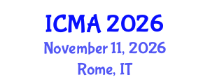 International Conference on Medical Anthropology (ICMA) November 11, 2026 - Rome, Italy