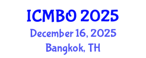 International Conference on Medical Biology and Oncology (ICMBO) December 16, 2025 - Bangkok, Thailand