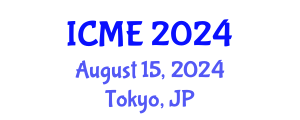 International Conference on Medical Engineering (ICME) August 15, 2024 - Tokyo, Japan