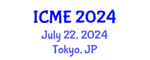 International Conference on Medical Engineering (ICME) July 22, 2024 - Tokyo, Japan