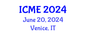 International Conference on Medical Engineering (ICME) June 20, 2024 - Venice, Italy