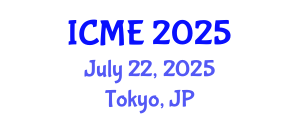 International Conference on Medical Engineering (ICME) July 22, 2025 - Tokyo, Japan