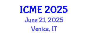 International Conference on Medical Engineering (ICME) June 21, 2025 - Venice, Italy