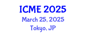 International Conference on Medical Engineering (ICME) March 25, 2025 - Tokyo, Japan