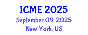 International Conference on Medical Engineering (ICME) September 09, 2025 - New York, United States