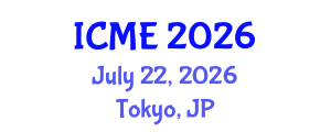 International Conference on Medical Engineering (ICME) July 22, 2026 - Tokyo, Japan