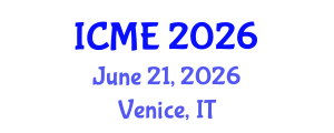 International Conference on Medical Engineering (ICME) June 21, 2026 - Venice, Italy