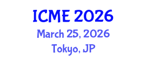 International Conference on Medical Engineering (ICME) March 25, 2026 - Tokyo, Japan