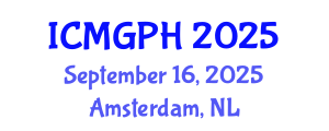 International Conference on Medical Geography and Public Health (ICMGPH) September 16, 2025 - Amsterdam, Netherlands