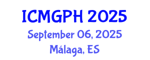 International Conference on Medical Geography and Public Health (ICMGPH) September 06, 2025 - Málaga, Spain