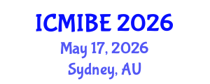 International Conference on Medical Informatics and Biomedical Engineering (ICMIBE) May 17, 2026 - Sydney, Australia