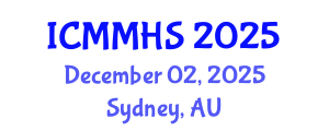 International Conference on Medical, Medicine and Health Sciences (ICMMHS) December 02, 2025 - Sydney, Australia