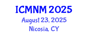International Conference on Medical Nursing Management (ICMNM) August 23, 2025 - Nicosia, Cyprus