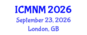 International Conference on Medical Nursing Management (ICMNM) September 23, 2026 - London, United Kingdom