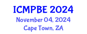 International Conference on Medical Physics and Biomedical Engineering (ICMPBE) November 04, 2024 - Cape Town, South Africa