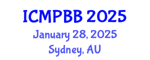 International Conference on Medical Physics, Biophysics and Biotechnology (ICMPBB) January 28, 2025 - Sydney, Australia