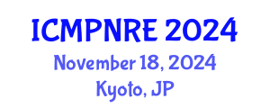 International Conference on Medical Physics, Nuclear and Radiological Engineering (ICMPNRE) November 18, 2024 - Kyoto, Japan