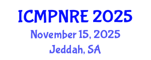 International Conference on Medical Physics, Nuclear and Radiological Engineering (ICMPNRE) November 15, 2025 - Jeddah, Saudi Arabia