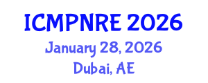 International Conference on Medical Physics, Nuclear and Radiological Engineering (ICMPNRE) January 28, 2026 - Dubai, United Arab Emirates