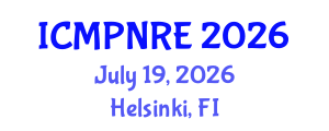 International Conference on Medical Physics, Nuclear and Radiological Engineering (ICMPNRE) July 19, 2026 - Helsinki, Finland