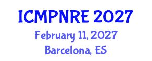 International Conference on Medical Physics, Nuclear and Radiological Engineering (ICMPNRE) February 11, 2027 - Barcelona, Spain