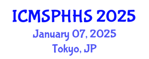 International Conference on Medical Sociology, Public Health and Health System (ICMSPHHS) January 07, 2025 - Tokyo, Japan