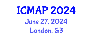 International Conference on Medicinal and Aromatic Plants (ICMAP) June 27, 2024 - London, United Kingdom