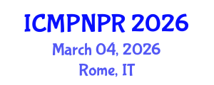 International Conference on Medicinal Plants and Natural Products Research (ICMPNPR) March 04, 2026 - Rome, Italy
