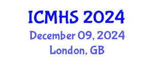 International Conference on Medicine and Health Sciences (ICMHS) December 09, 2024 - London, United Kingdom