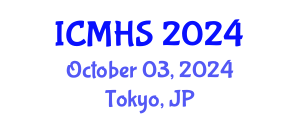 International Conference on Medicine and Health Sciences (ICMHS) October 03, 2024 - Tokyo, Japan