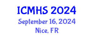 International Conference on Medicine and Health Sciences (ICMHS) September 16, 2024 - Nice, France