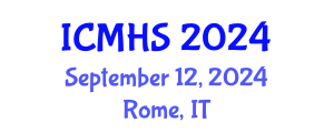 International Conference on Medicine and Health Sciences (ICMHS) September 12, 2024 - Rome, Italy