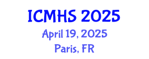 International Conference on Medicine and Health Sciences (ICMHS) April 19, 2025 - Paris, France