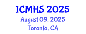 International Conference on Medicine and Health Sciences (ICMHS) August 09, 2025 - Toronto, Canada