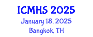 International Conference on Medicine and Health Sciences (ICMHS) January 18, 2025 - Bangkok, Thailand