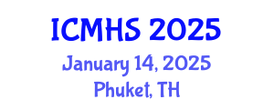 International Conference on Medicine and Health Sciences (ICMHS) January 14, 2025 - Phuket, Thailand