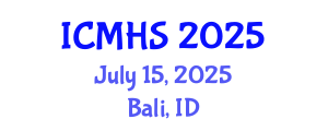 International Conference on Medicine and Health Sciences (ICMHS) July 15, 2025 - Bali, Indonesia