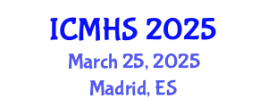 International Conference on Medicine and Health Sciences (ICMHS) March 25, 2025 - Madrid, Spain