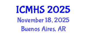 International Conference on Medicine and Health Sciences (ICMHS) November 18, 2025 - Buenos Aires, Argentina