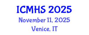 International Conference on Medicine and Health Sciences (ICMHS) November 11, 2025 - Venice, Italy